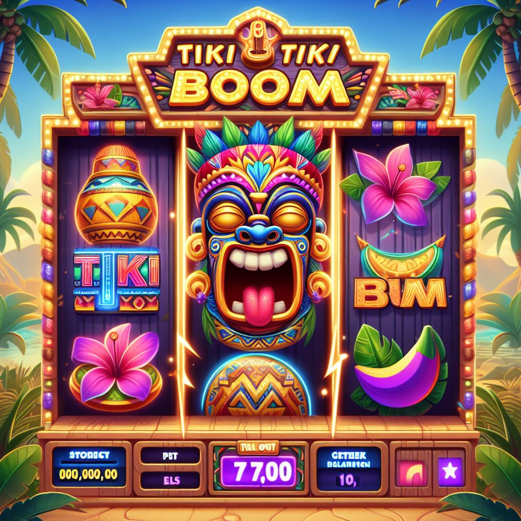 Vibrant Graphics and Sounds Slot Tiki Tiki Boom
